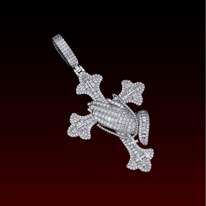 Pray Hand Cross Pendant