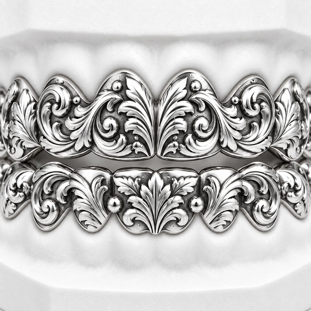 Vintage Engraved Custom Grillz-First Drop