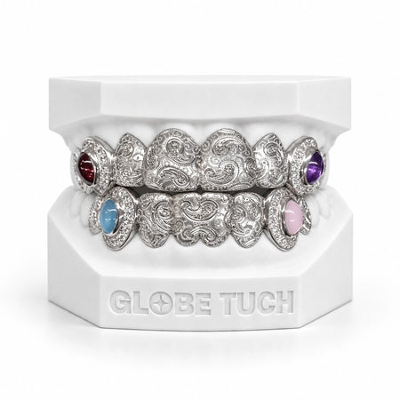 Vintage Paisley Gem Custom Grillz