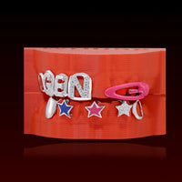 Y2K Initial Star Custom Grillz