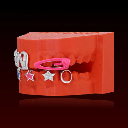 Y2K Initial Star Custom Grillz