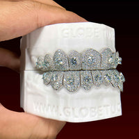 Honeymoon Set Blue Moissanite Custom Grillz
