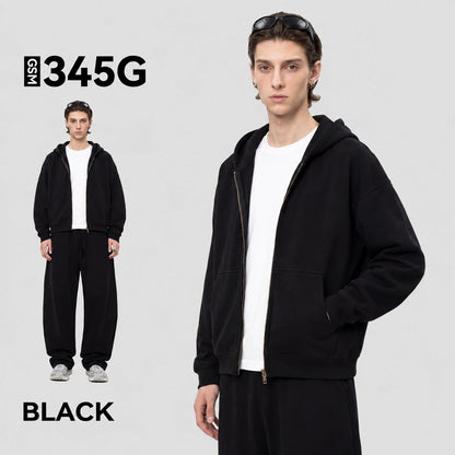 Oversized Zip-Up Hoodie