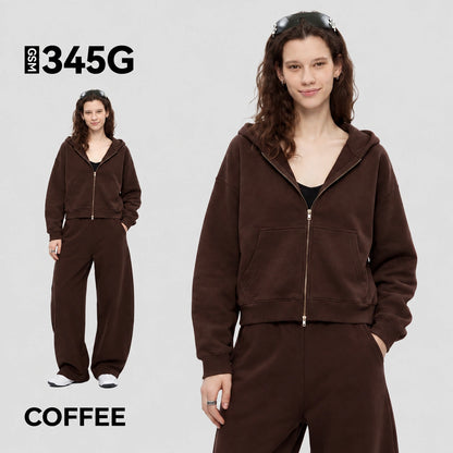 Oversized Zip-Up Hoodie