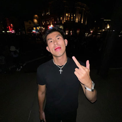 Red Color Vampire Polished Custom Grillz