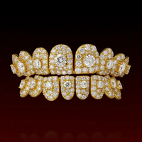 50 Pointer Center Stone Custom Moissanite Grillz