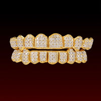 Jumbo Set Princess Cut Custom Moissanite Grillz