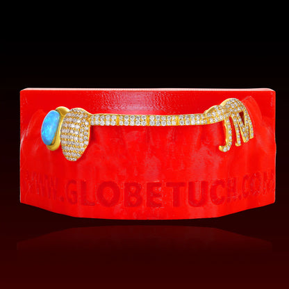 Opal Letter Designer Collaboration Custom Grillz