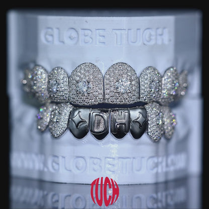 Letter Designer Collaboration Custom Moissanite Grillz