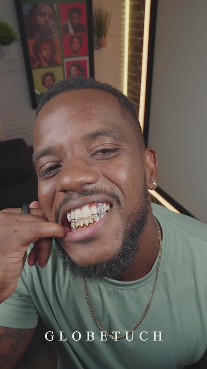 Diamond Cut Open Face Custom Grillz