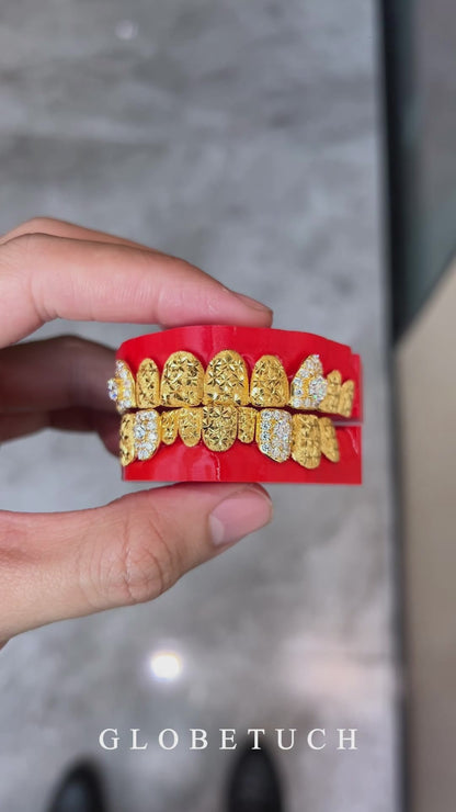 Honeymoon Fang Diamond Cut Custom Grillz