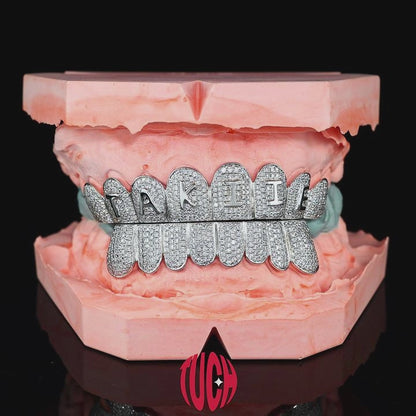 Custom Letter On Moissanite Grillz