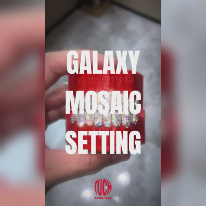 Galaxy Mosaic Set Moissanite Custom Grillz