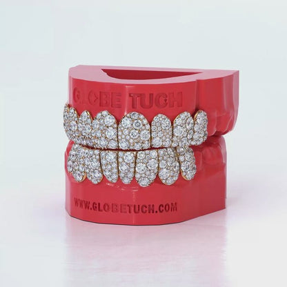 Mosaic Set Moissanite Custom Grillz