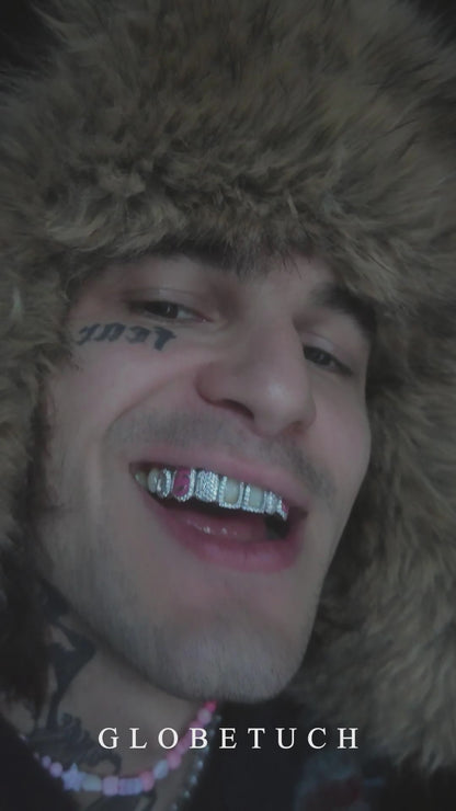 Icon Fangs Enamel Name Custom Grillz