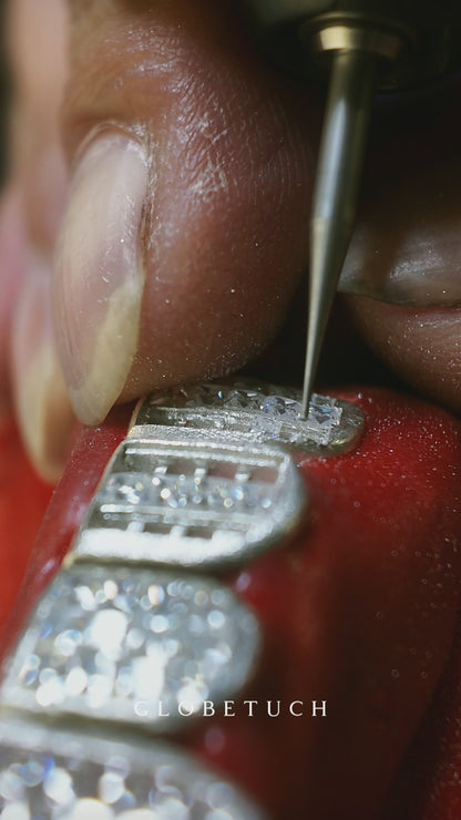 Princess Cut Invisible Set Custom Moissanite Grillz