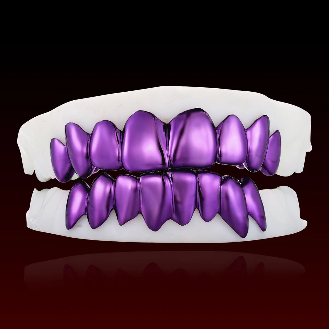 Color Plated Polished Custom Grillz