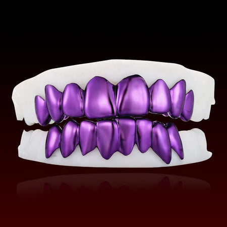 Color Plated Polished Custom Grillz
