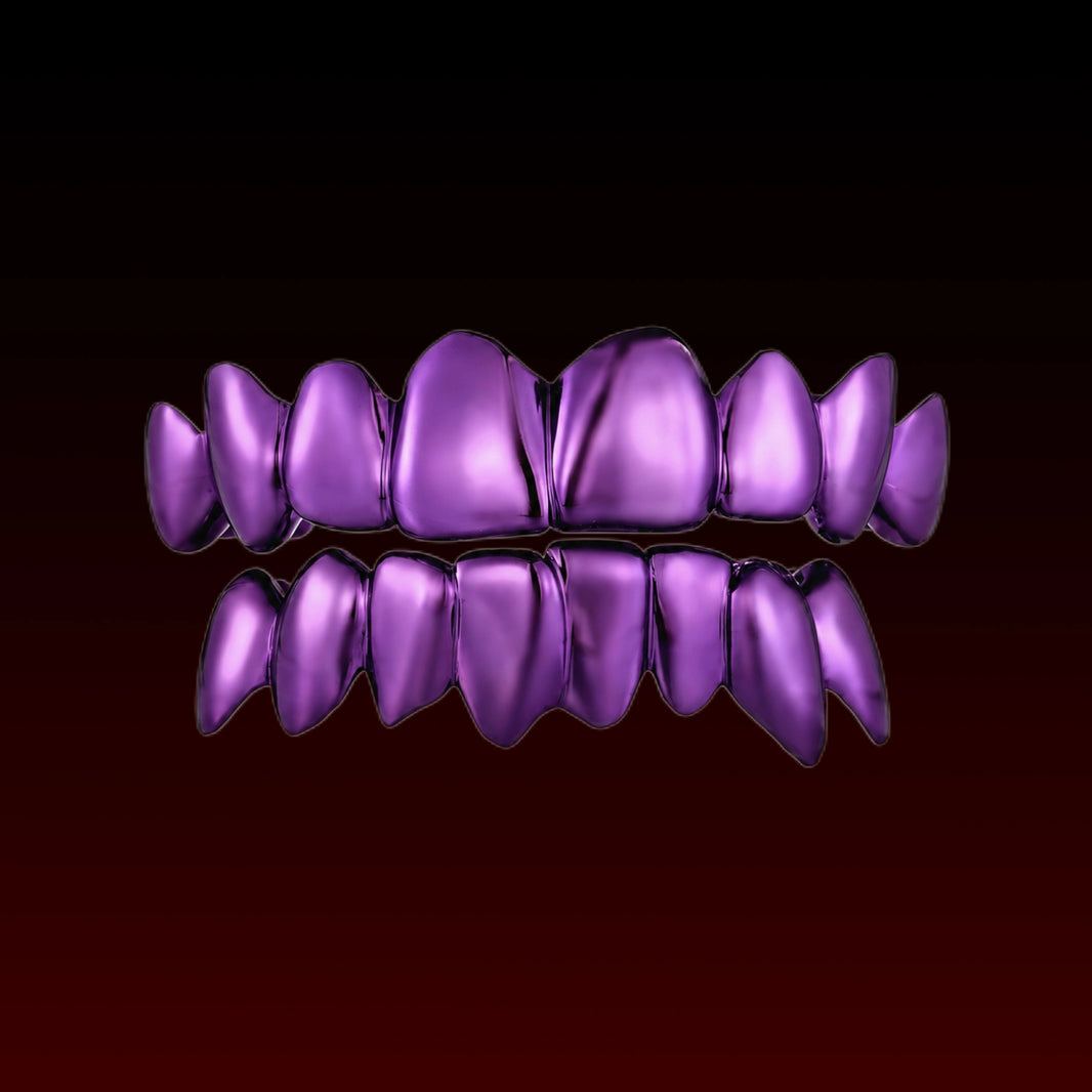 Color Plated Polished Custom Grillz