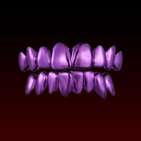 Color Plated Polished Custom Grillz