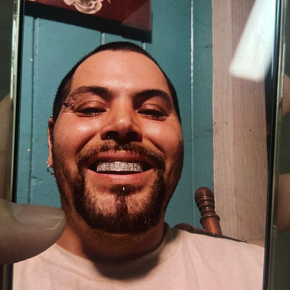 Letter Bar Custom Moissanite Grillz