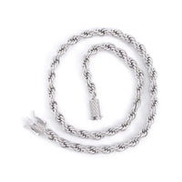 Moissanite Clasp 6MM Rope Chain